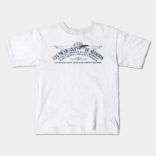 1935 Mexicana de Aviacion, Mexican Airline Kids T-Shirt